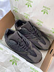 Чоловічі кросівки Adidas Yeezy 700 Utility Black (чорні) круті спортивні кроси YE069 топ, фото 3