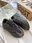 Чоловічі кросівки Adidas Yeezy 700 Utility Black (чорні) круті спортивні кроси YE069 топ, фото 6