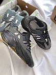 Чоловічі кросівки Adidas Yeezy 700 Utility Black (чорні) круті спортивні кроси YE069 топ, фото 8