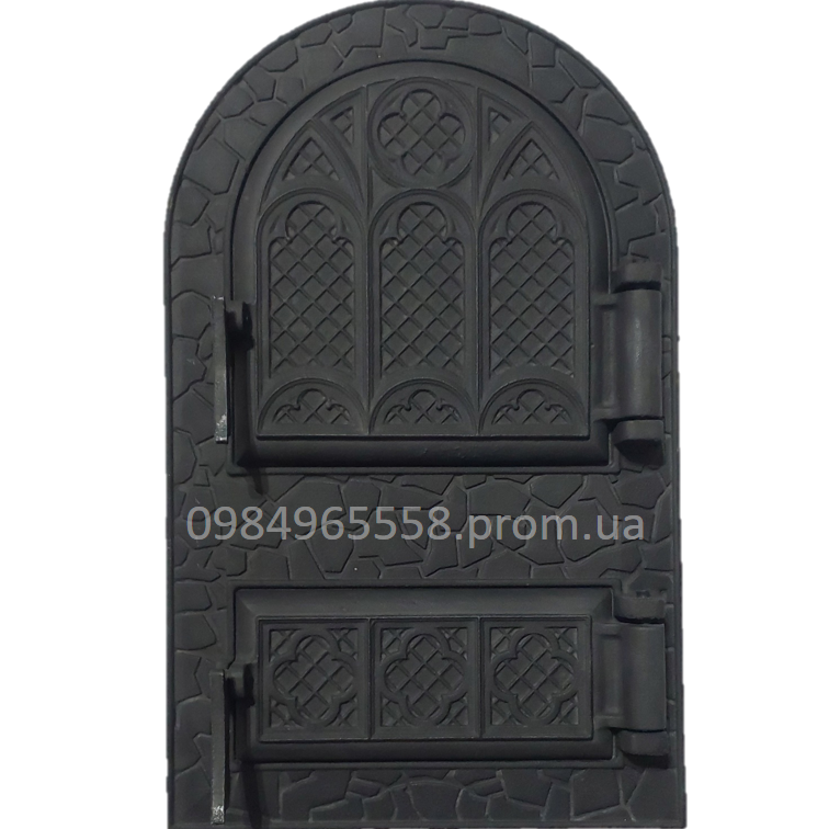 Дверца Топочная Арочная "Микулин" Чугунная Спареная для Печи и Камина ...