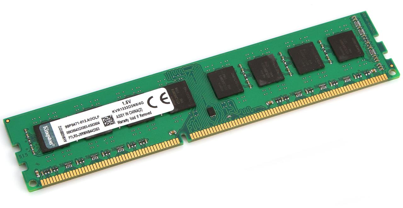 Пам'ять DDR3 4Gb 1333mhz для AMD AM3/AM3+ DDR3-1333 – 4 Гб ДДР3 4096MB PC3-10600 KVR1333D3N9/4G (ОЗП)