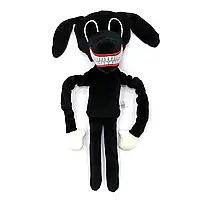Мягкая игрушка Картун Дог Cartoon Dog Мультяшная Собака черная 33*12*15 см