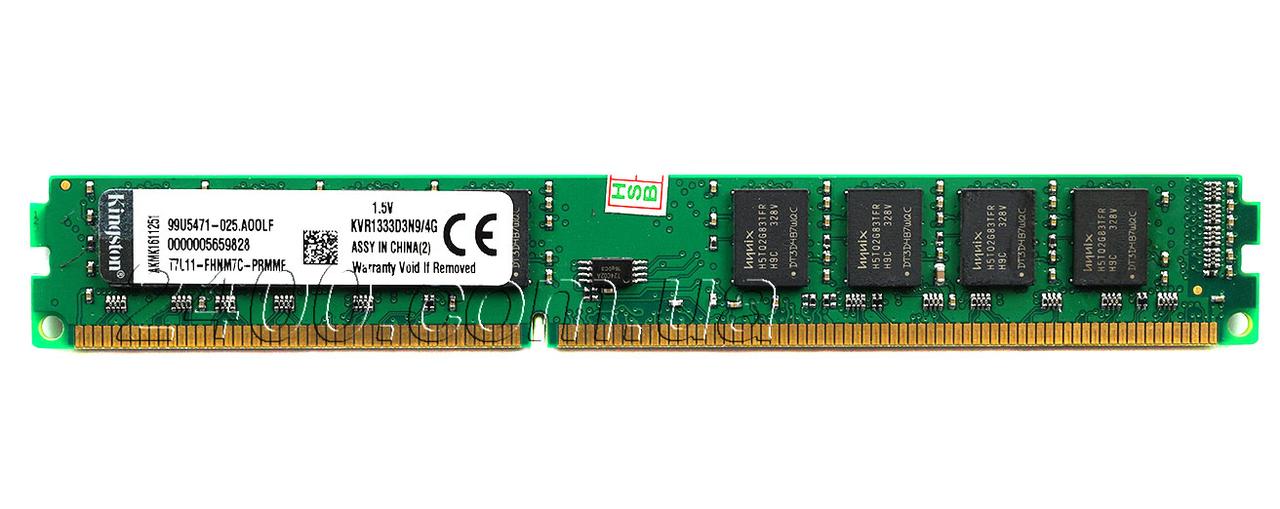 Оперативная Память DDR3 4Gb 1333MHz PC3-10600 (KVR1333D3N9/4G) ⌨ДДР3 ...