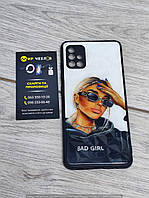 TPU+PC чехол Prisma Ladies для Samsung Galaxy A51 (Bad Girl) 35114