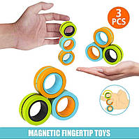 Магнітні кільця, іграшка антистрес Magnetic Rings