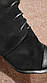 Ботильйони жіночі чорні на підборах Д761 Уцінка (читайте опис), фото 9