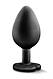 Анальна пробка з каменем Blush TEMPTASIA BLING PLUG MEDIUM BLACK, фото 2