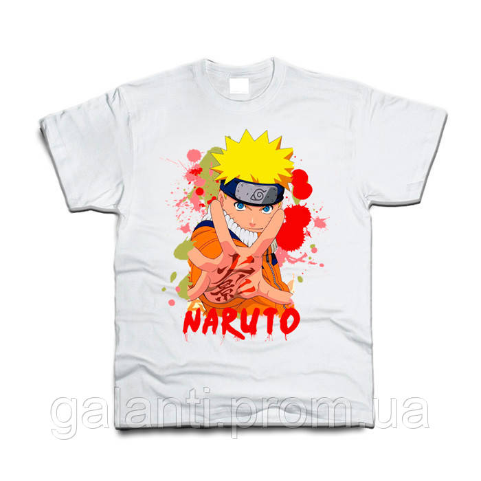 Футболка Наруто Аніме Naruto White M 597464 GL, Код: 6657731 — Купити ...
