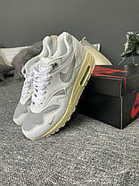 Кросівки Nike Air Max 1 Patta Waves White / Найк Аїр Макс 1 Патта Уейвс Білі з Сірим, фото 6