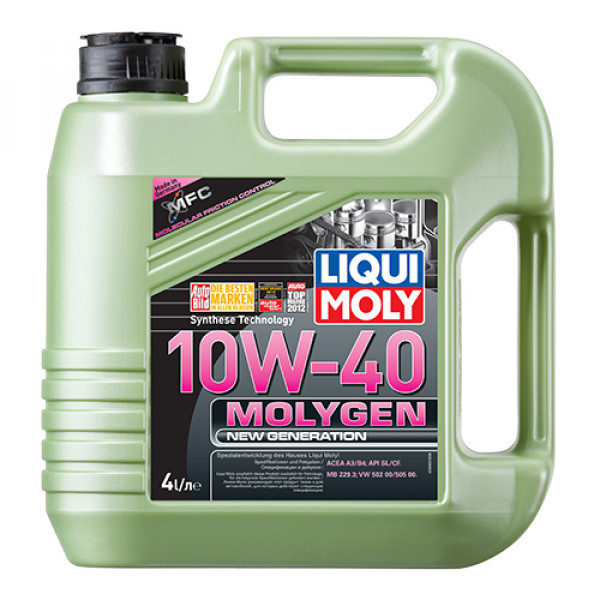Напівсинтетична моторна олива Liqui Moly Molygen New Generation 10W-40 4л (9060)
