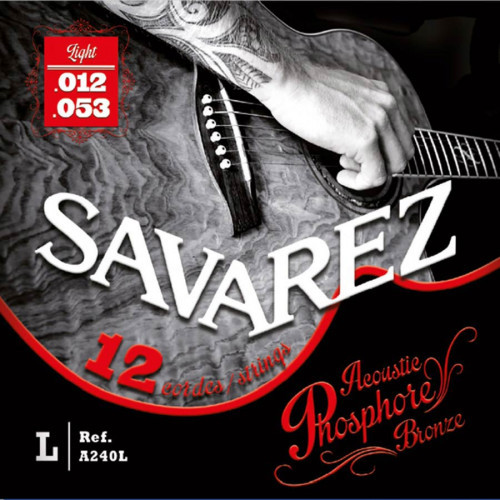 Струни для акустичної гітари (12 струн) Savarez A240L