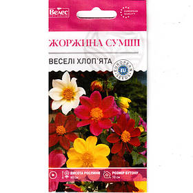 Насіння жоржини "Веселі хлопці" (0,3 г) від ТМ "Велес", Україна