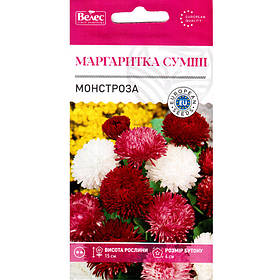 Маргаритка "Монстроза" (0,1 г) від ТМ "Велес", Україна. Насіння