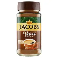 Растворимый кофе Jacobs Velvet CREMA 200г в стеклянной банке