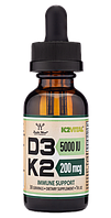 Double Wood Vitamin D3 + K2 / Вітамін Д3 К2 рідкий на МСТ олії 30 мл