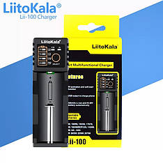 Liitokala Lii-100 зарядний пристрій для Li-ion LiFePO4 Ni-MH Ni-Cd з функцією PowerBank
