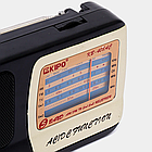 Радіоприймач на батарейках та від мережі KIPO KB-408 / Потужний 5-ти хвильовий Радіо приймач ФМ, фото 7