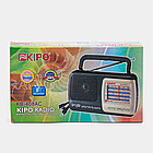 Радіоприймач на батарейках та від мережі KIPO KB-408 / Потужний 5-ти хвильовий Радіо приймач ФМ, фото 10