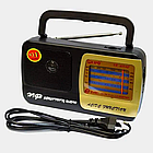 Радіоприймач на батарейках та від мережі KIPO KB-408 / Потужний 5-ти хвильовий Радіо приймач ФМ, фото 9