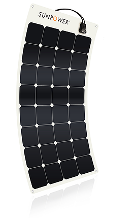 Сонячна панель SunPower Flexible 100 Вт гнучкі сонячні панелі, фото 2