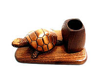 Бизнес-сувенир подставка для ручек с черепахой