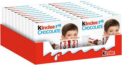 Молочний шоколад Kinder Chocolate з молочною начинкою 100 г