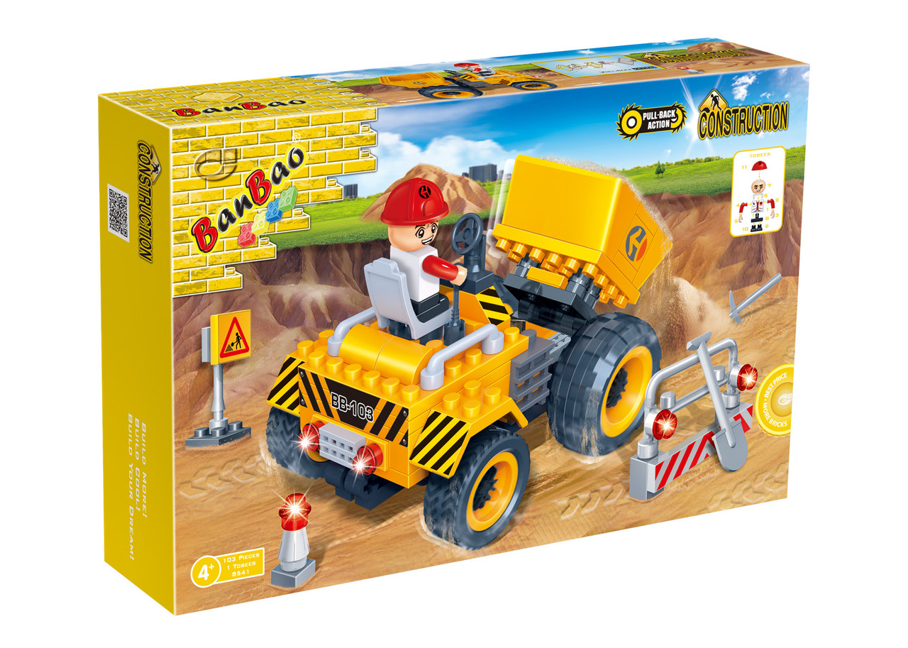 Конструктор "Будівельна техніка" (103 елм.) Навантажувач, фото 1