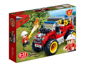 Конструктор "Пожежники" (148 елм.) Пожежний джип