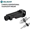 Кріплення для ліхтаря на зброю Olight E-WM25L, під діаметр 24.4 - 27.4 мм, Picatinny / Weaver, фото 8