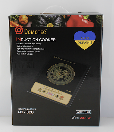 Електроплита Domotec MS 5833 Індукційна, фото 3