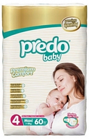 Подгузники детские Predo Baby (60 шт.) № 4 (7-18 кг)