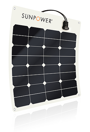Сонячна панель SunPower Flexible 50 Вт SPR-E-Flex-50 гнучкі сонячні панелі, фото 3
