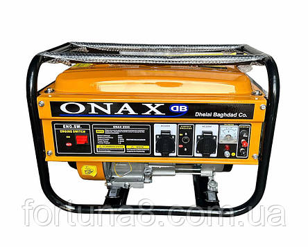 Бензиновий якісний генератор Onax 2,5 кВт-2,8 кВт (ручний тип запуску), фото 1