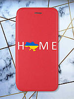 Чехол-книжка с рисунком для Samsung Galaxy A30 (2019) A305/A20 Красный :: Дом Украина (патриотический принт