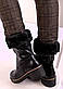 Черевики жіночі зимові чорні С315, фото 4