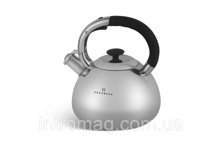 Чайник со свистком из нержавеющей стали Объём 3л Edenberg EB-2444 / Чайник для плиты - фото 2 - id-p1741594215