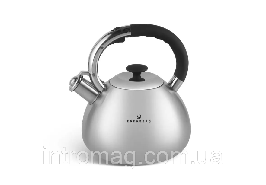 Чайник со свистком из нержавеющей стали Объём 3л Edenberg EB-2497 / Чайник для плиты - фото 3 - id-p1741594217