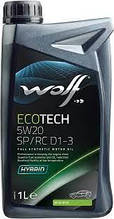 Олива двигуна Wolf Ecotech 5W-20 SP/RC D1-3 1 л