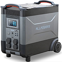 Портативная зарядная станция Allpowers R4000 3600Wh 4000W Portable Power Station LiFePO4 ( AP-SS-011-BLA-EU)