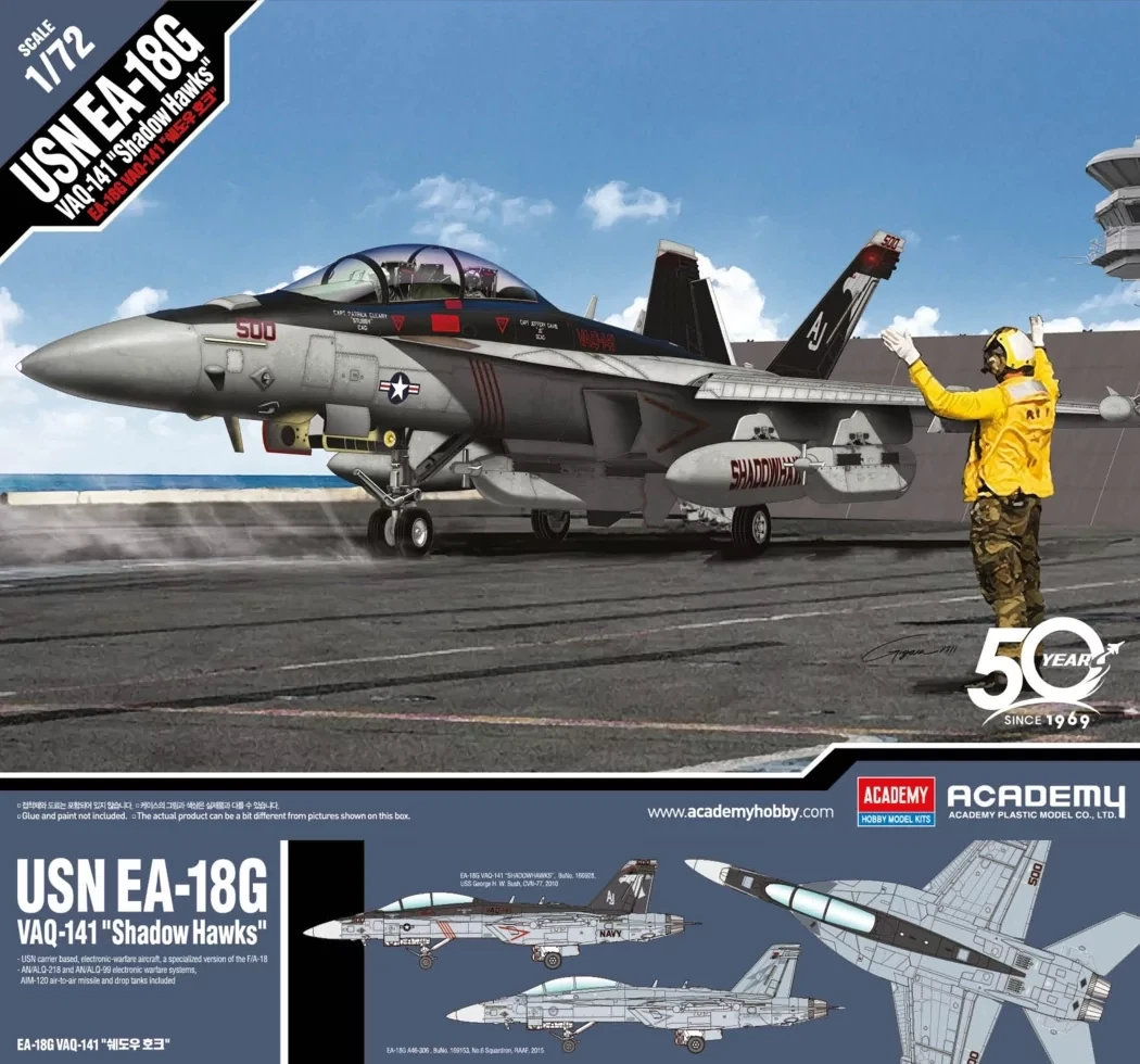 Boeing EA-18G VAQ-141 Shadowhawks. ACADEMY 12560