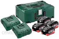 Metabo 4 Akumulatory Lihd 18V/8.0Ah + 2 Ładowarki Asc Ultra + Walizka Metaloc Ii 685135000