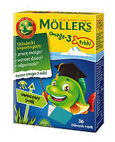 Рыбки с фруктовым вкусом Моллерс, Mollers omega 3, 36 шт