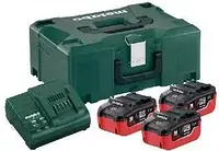 Metabo 3 akumulatory LiHD 18V/5.5Ah + ładowarka ASC 30-36V + 685069000