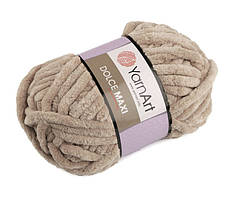 Нитки в'язальні YarnArt Dolce Maxi. 200 г. 70 м. Колір бежевий 747