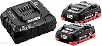 Metabo 2 x LiHD 18V/4.0Ah + ładowarka ASC 55 SE (685191000)