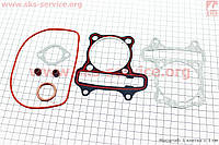 Прокладки поршневой 150cc-57,4мм, к-кт 7 деталей для китайских скутеров с двигателем 125,150сс 4-Т