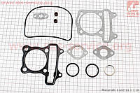 Прокладки поршневой 150cc-57,4мм, к-кт 11 деталей (метал) для китайских скутеров с двигателем 125,150сс 4-Т