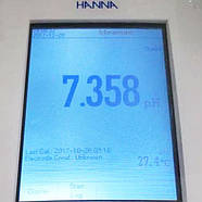 PH-метр ОВП-метр HI5221, -2 до 20 pH, ± 2000 мВ, АТК, сенсорний, графічний, GLP, фото 4