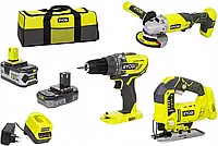 Wietarko-Ryobi Zestaw Narzędzi 18V Powerpack R18Ck3C-252S 5133003598