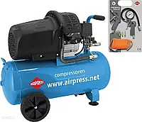 Airpress Sprężarka Hl 42550 (+ Zestaw Akcesoriów) 8Bar 50L 36888